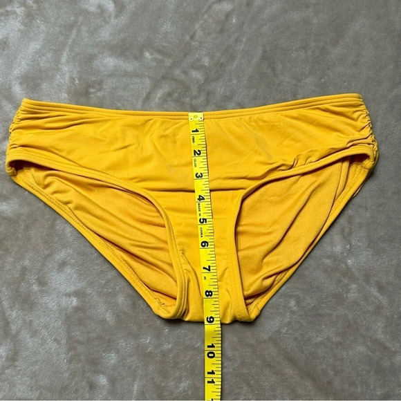 Coco Reef Bikini Bottoms Gold Yellow Gathered Sides Size Medium - Picture 6 of 7